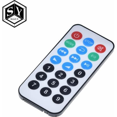 1PCS Great IT 21 key MP3 decoder board remote control with batteries