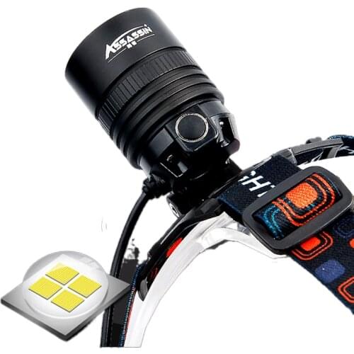 The head-mounted headlight glare bright large-capacity charging led fishing flashlight lamp dedicated long life Yediao