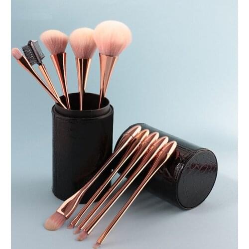 New 10Pcs Makeup Brushes Tool Set Cosmetic Powder Eye Shadow Foundation Blush Concealer Blending Beauty Make Up Brush Maquiagem