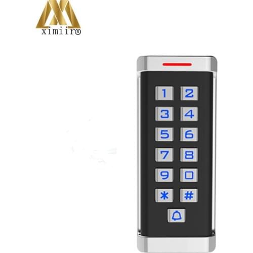 New Arrival Metal Access Controller IP65 Waterproof 2000 Users Standalone RFID Card Password M18-L Door Access Control System
