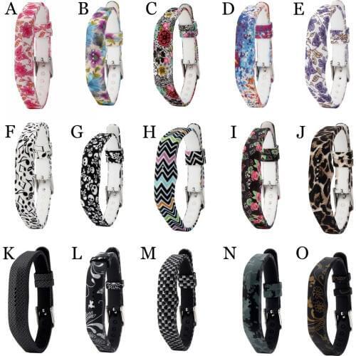 New fashion sport Silicone Adjustable Watch bands Wrist band Watch Wrist Band Strap Belt Replacement for Fitbit Flex 2 Accessory