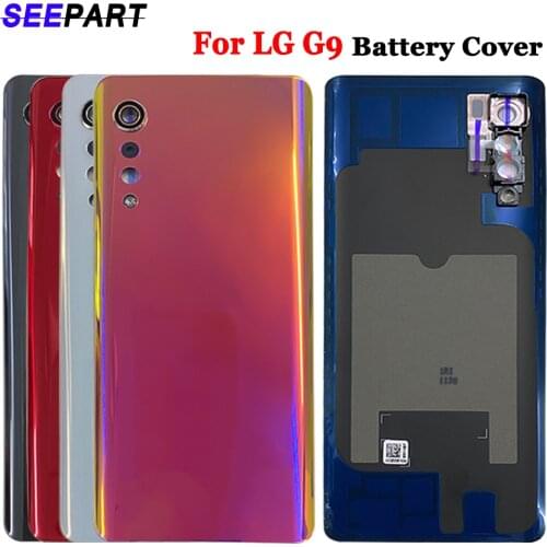 Original For LG Velvet 5G Battery Cover Door Rear Housing Case With Camera Lens For LG G9 Cover LM-G900N LM-G900E Back Cover
