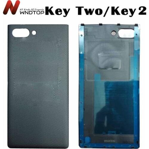 Original For Blackberry key two back Key 2 Battery Cover Door Rear Glass Housing Case For Blackberry key2 Battery Cover housing