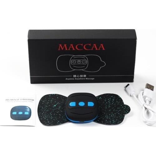 Portable Mini Massage Patch Physiotherapy Instrument Muscle Relaxing Massager EMS Tens Pulse Pads Healthy Care