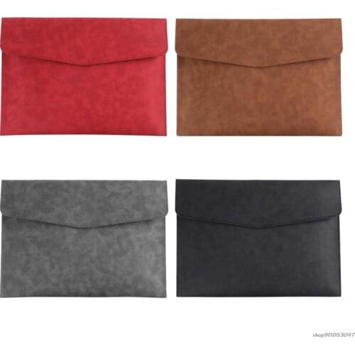 Leather Document Bag Hand File Package Multi Purpose Usage for Storing Folder Notebooks Contract Minimalist Style au7 wholesales