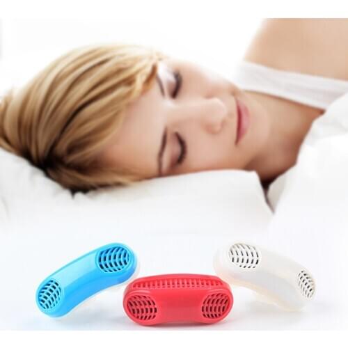 Silicone Anti Snore Apparatus Stop Snoring Stopper Sleep Aid Help Sleepping Nasal Dilator