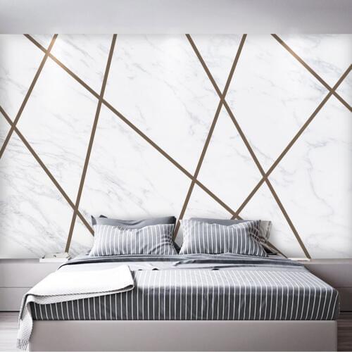 3D Modern geometry Wall Wallpaper For Walls 8D wall stickers for living room and TV Wallpaper paper mural 3d simple Wall Mural