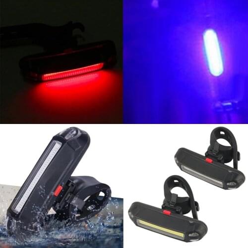 Multi Mode Bicycle Front Rear Light LED USB Charging Bike Light Waterproof Cycling Safety Warning Taillight Bike Accessories