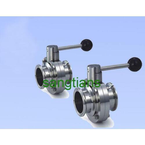 1" SS 304 butterfly valve,Threaded Butterfly Valve,Manual,Stainless steel butterfly valve,sanitary butterfly valve