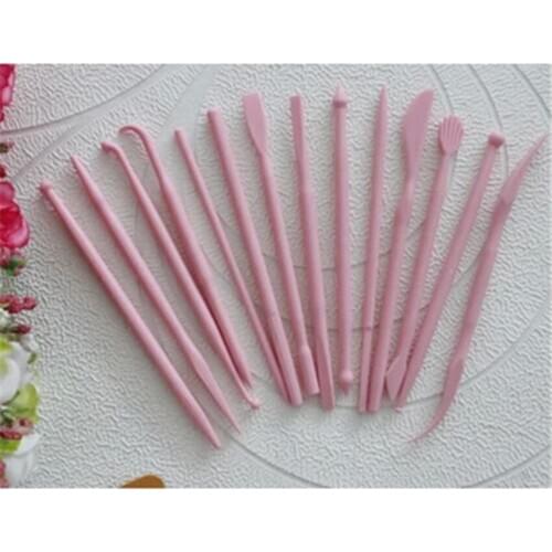 DIY 14pcs Engraving pen Liquid silicone mold Fondant baking tool cake mould cake decorating tools Valentines Easter