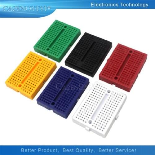 2pcs/lot SYB-170 Mini Solderless Prototype Breadboard 170 Tie-points PCB Test Board