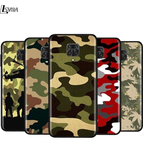 Camouflage Pattern For Xiaomi Redmi Note 9T 9S 9 8T 8 7S 7 6 5A 5 Y1 Prime Pro Max Phone Case