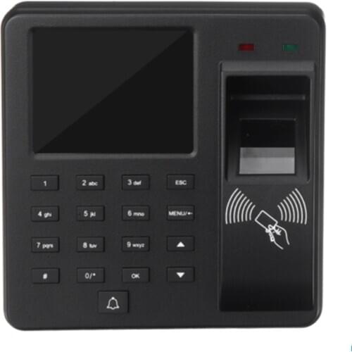Digital Code Access Control Biometric Fingerprint Device Time Attendance System Clock Record Employee Recognition Recording
