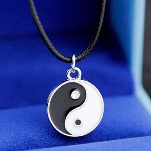 Cool Taoist Tai Chi Yin and Yang Charms Pendant Necklace HJ08