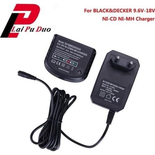For Black & Decker 9.6V-18V Replacement Charger A12 A12-X HPB18-OPE HPB18 HPB14 HPB12 HPB96 battery Charger NI-CD NI-MH