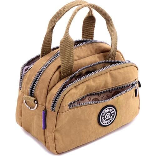 Fashion Womens Waterproof Nylon Messenger Bags Female Tote Shoulder Bags Girls Casual Handbags Crossbody School Bag