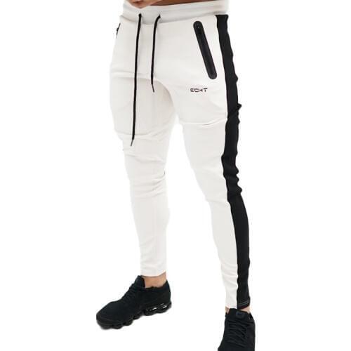 Mens Joggers Casual Pants Fitness Men Sportswear Tracksuit Bottoms Skinny Sweatpants Trousers Black Gyms Jogger Track Pants