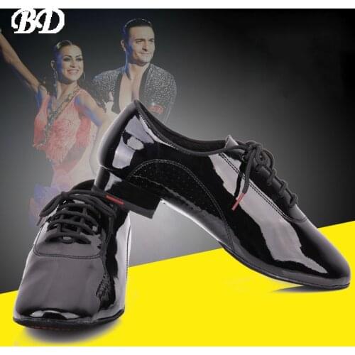 Ballroom Dance Shoes For Men Low heel 2.5cm Two-Point Split OutSole 309 BD Brand Standard Latin Ballroom Men Dance Shoes