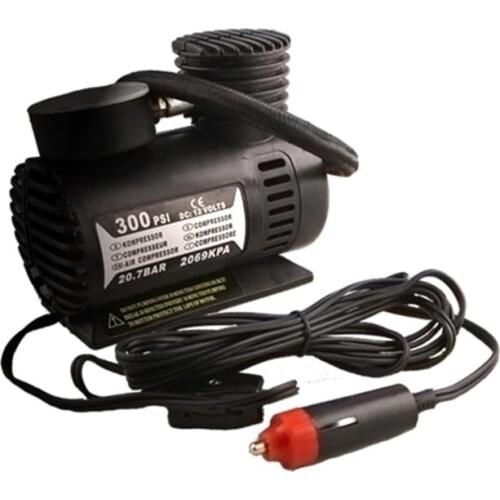 12V 300PSI Car Auto Portable Mini Electric Air Compressor Kit for Ball Bicycle Minicar Tire Inflator Pump Car Accessories