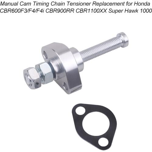 For Honda h22a CBR600F3/F4/F4i F599 VF CBR1100XX Super Hawk1000 Manual Cam Timing Chain Tensioner CNC Billet Alloy Camshaft Lock