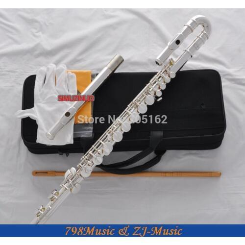 Professsional Alto Flute-G key-Silver Plated-With Case