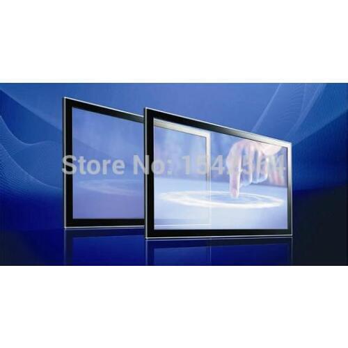 Retail 65" 10 points usb iR multi touch screen overlay kit with high sensitivity