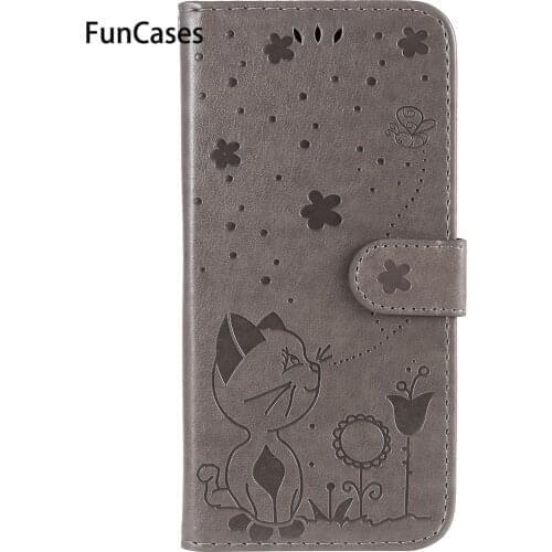 Blue Phone Cases Covers For accesorios Xiaomi CC9E Glossy Silicone Cover PU Leather Book Shell Xiaomi CC9E estuche A3 CC 9E Casa