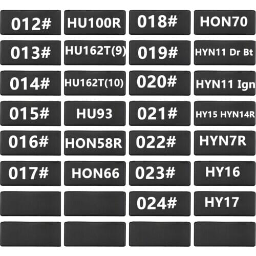 LiShi 2 in 1 HU100R HU162T9 HU162T10 HU39 HON58R HON66 HON70 HYN11 HY15 HYN7R HY16 HY17 Locksmith Tools For All Types