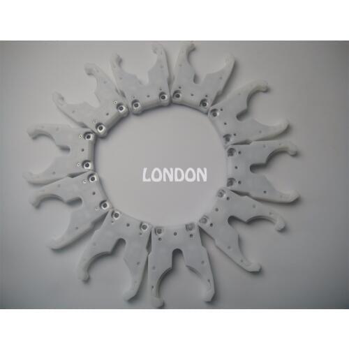 Standard HSK63F tool holder clamp iron+ABS flame proof rubber, HSK63F tool holder claw