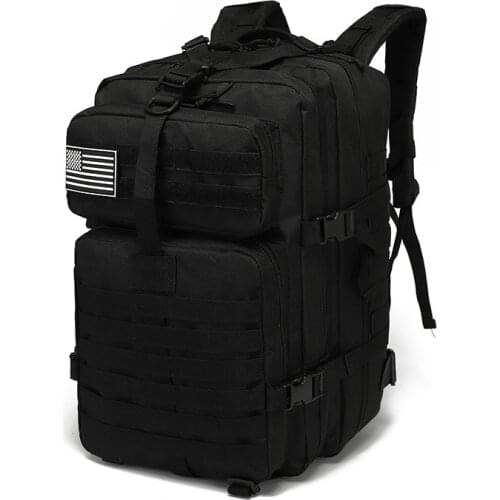 Outdoor Mountaineering Bag Camouflage Tactical Camping Net Bag Cycling 3P Backpack Hiking Equipment 48X28X28CM 40L ZE-002