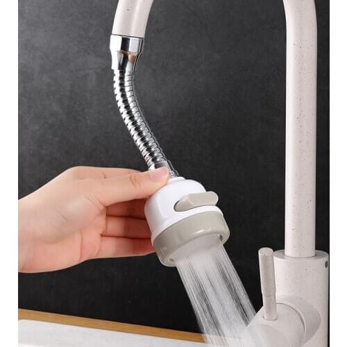 Faucet Extender Booster Shower Bathroom Kitchen Multi Gadget Filter Nozzle Saver Splash-proof 360 Rotation Pressurized Water Tap