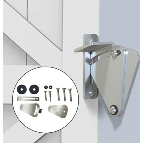 Diy Stainless Steel Barn Door Lock Latch Wooden Door Pull Garage Door Lock for Sliding Barn Door Kit
