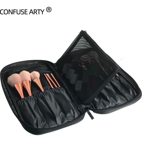 New Women Make up Bag For Cosmetic Brush Makeup Bag Oxford Cloth Large Capacity Storage Bags