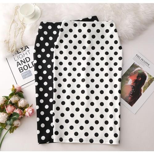 Women Skirts Sexy Print Flowers Pencil Skirt Casual Skirts Knee-Length Plus Size Faldas Mujer Moda Jupe Femme