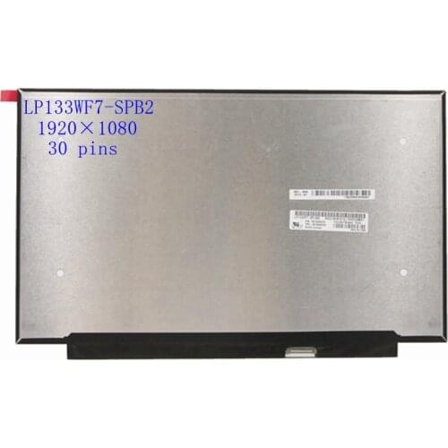 13.3"inch IPS FHD LCD Display Screen Panel LP133WF7-SPB2 M133NWFD R1 NV133FHM-N64 V8.0 30 pins edp