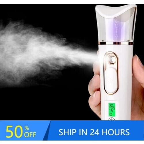 38ML 2 In1 Portable Mini Facial Steamer Skin Test Nano Mister Spray Face Mist Sprayer Deep Hydrating Skin Care Body Nebulizer 30