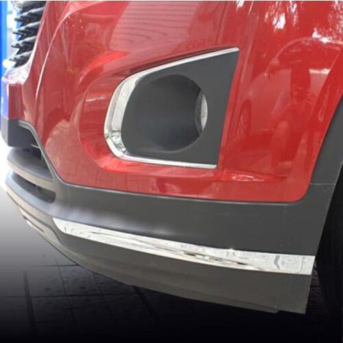 For Chevrolet Trax 2014 2015 2016 ABS Front + Rear Corner Bumper Protector Rubbing Strip Cover Trim Auto Parts Decoration 4pcs