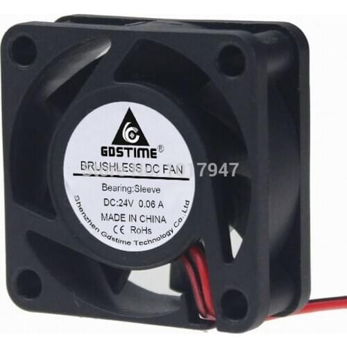 5PCS LOT Gdstime 24V 4015S 4cm 40mm x 40mm x 15mm 2Pin-XH2.54 Mini Brushless DC Cooling Fan
