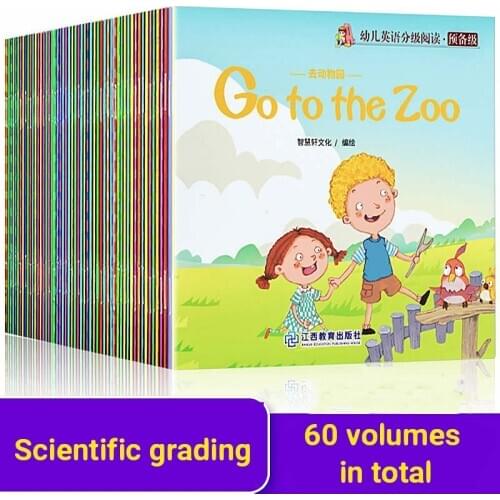 60 Books for Children English Graded Reading with Audio Accompanying Reading English Enlightenment Early Education Picture Books