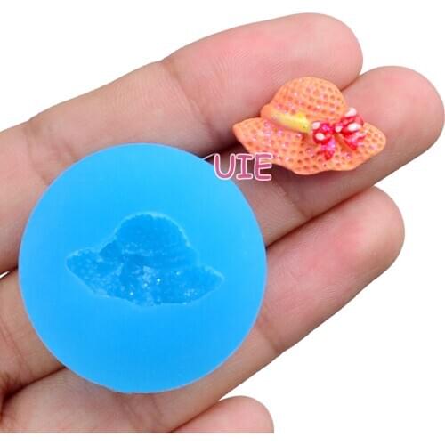 FYL320U 20.2mm x 12.7mm Topee Silicone Mold Fondant Cake Decoration Candy Resin Clay Earrings Necklace Craft Soap Candle