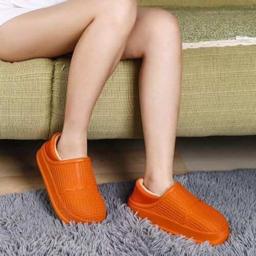 Ltolo Winter Children Kids Girl Mules Warm Clogs Croc Sandals Garden Slippers Causual Fur Shoes For Girls EUR31 32 33 34 35 36