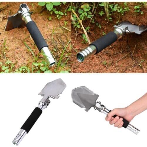 Multifunctional Military Folding Shovel Gardening Hiking Emergency Tool L15