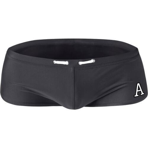 Mens low waist swim trunks Mens Swimming Shorts Swimwear Men Swimming Trunks Plus Size Swimsuit Man Beach Wear Short Pants