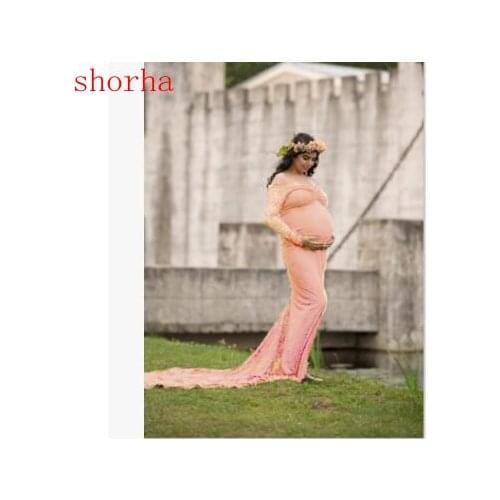 New beautiful Pregnant Mother Dress Maternity Photography Props Women Pregnancy Clothes Lace Dress For Pregnant Photo Clothing