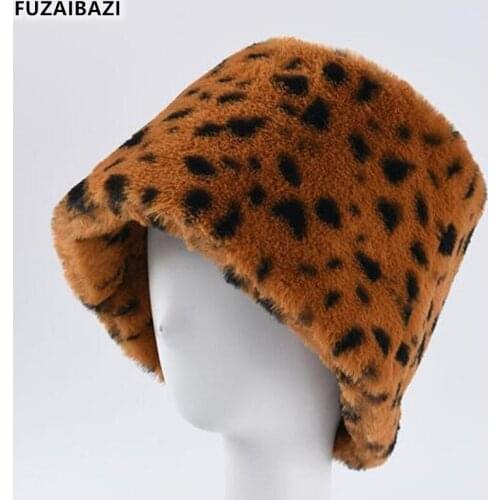 FUZAIBAZI New Womens Hat Autumn Winter Thick Thermal Leisure Beanie Hats Fashion Trend Ladies Brand Panama Cap Gorra Hombre