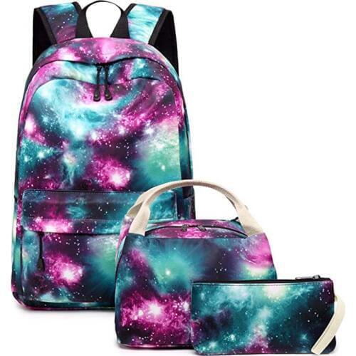 2021 New Arrival School Backpack Galaxy Teens Girls Kids School Bags Bookbag Bags for Teenage Girls Mochila Escolar