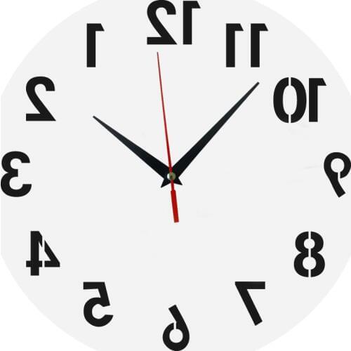 New arrive 3D acrylic mirror wall clocks quartz Needle watch modern horloge digital number clock home decor stickers Single Face