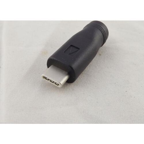 1pcs USB 3.1 Type-C Male To 5.5 x 2.1mm Female DC Power Converter Charger Adapter