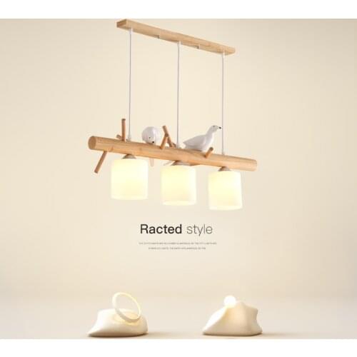 Bird Shape Pendant Light Cute Elements Fashion Lamps For Living Room Bedroom Study Room Wardrobe Ceiling Lamp Fixtures