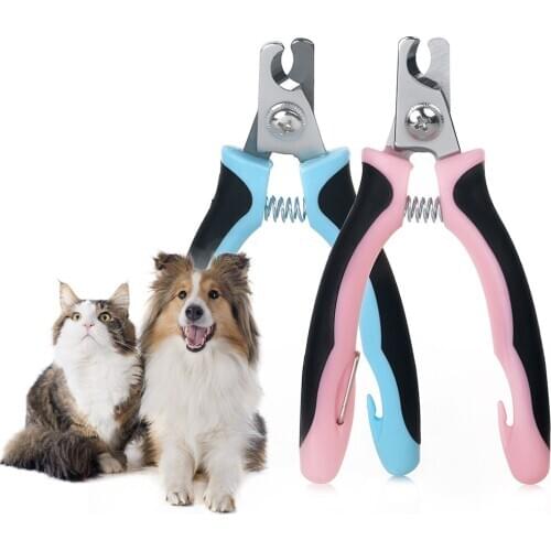 Professional Dog Nail Clippers Pet Nail Clippers Dog Cat Nail Grinder Stainless Steel Nail Trimmer Grooming Scissors